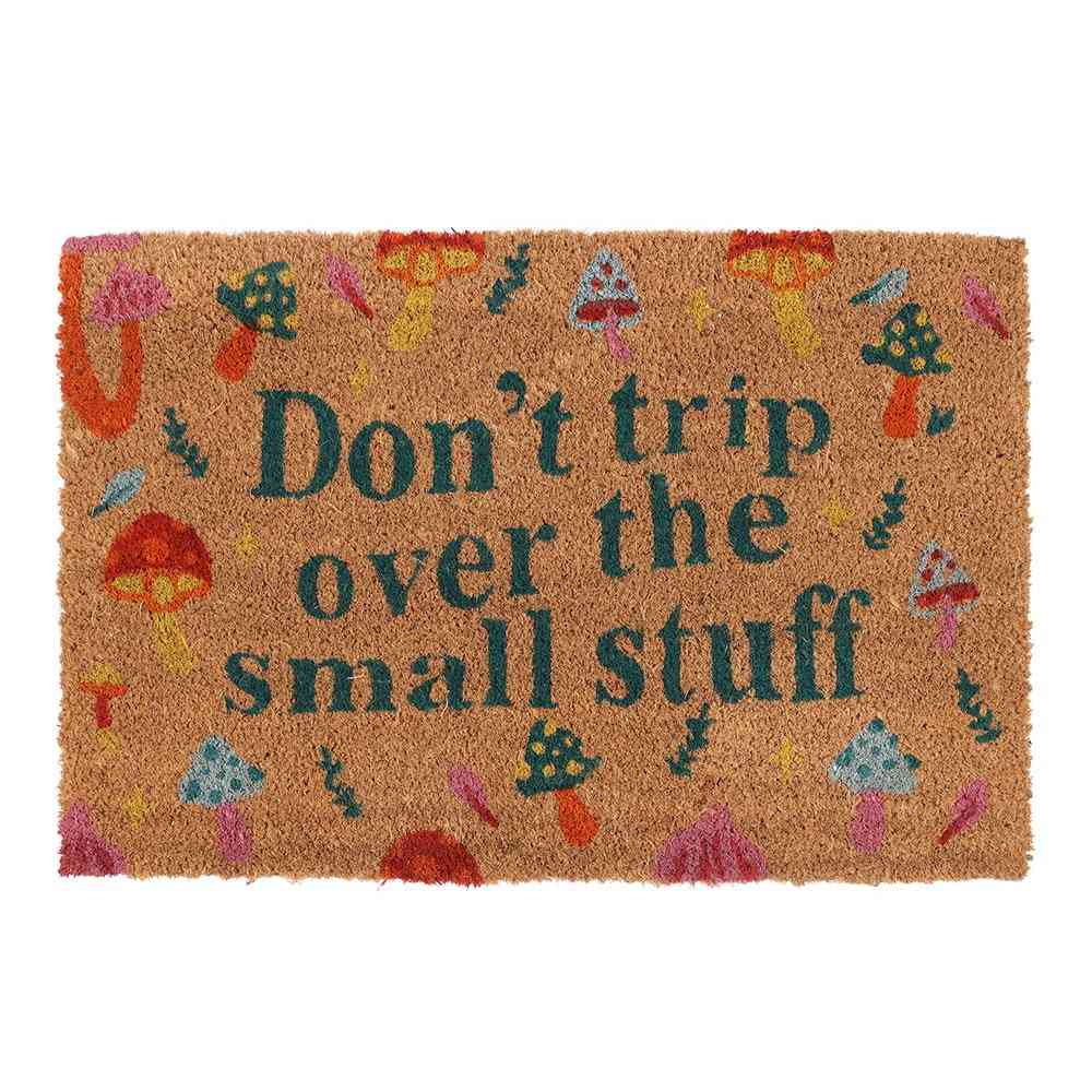 Something Different - Natural Don't Trip Mushroom Deurmat - Multicolours